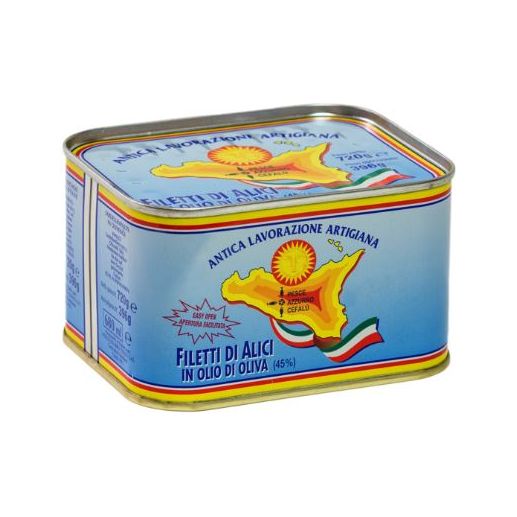 Fillet Anchovies 1'Quality O.O 720G