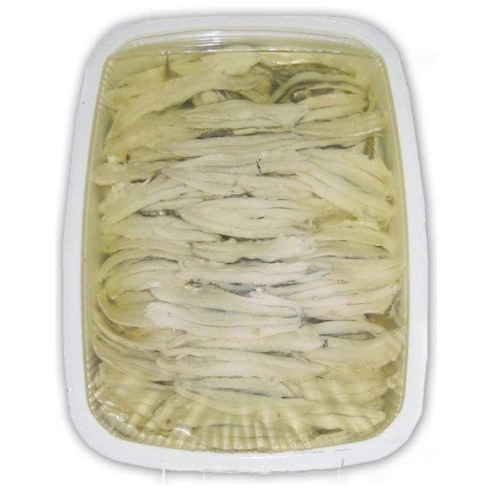 FISH ANCHOVY FILLET WHITE IN OIL 1KG