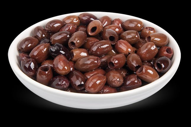 LECCINO BLACK OLIVES PITTED  1.5 KG VIA.