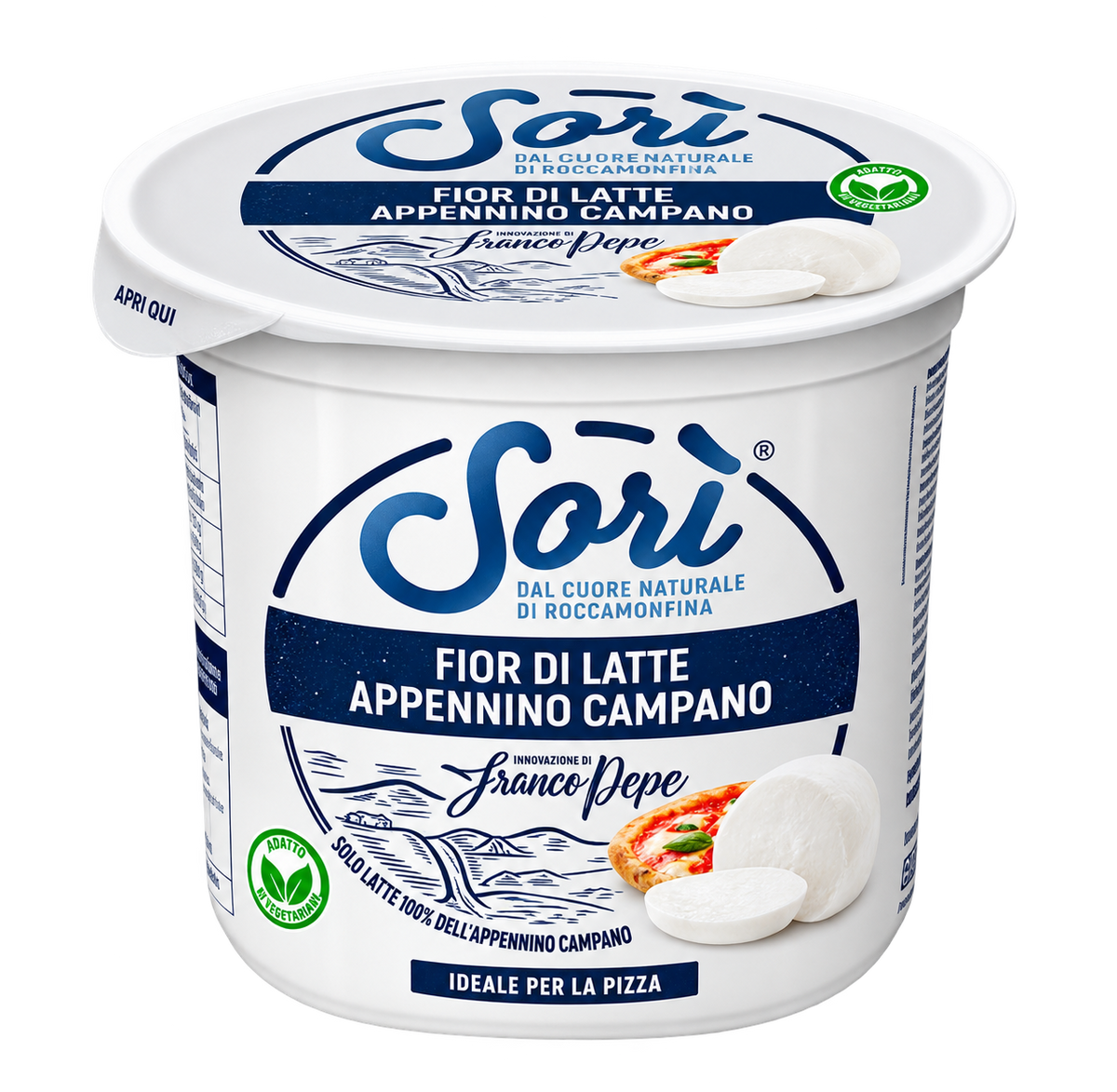 Fresh Cow Mozzarella From Appennino Campano By Franco Pepe  200g