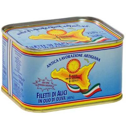 Fillet Anchovies 1'Quality O.O 720G