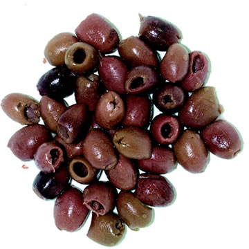 Black Olives Pitted Leccino 1.5 Kg Via.