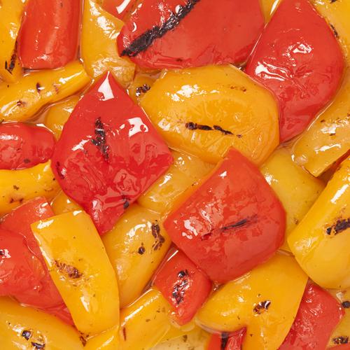 Grilled Peppers Squared in Oil1 Kg